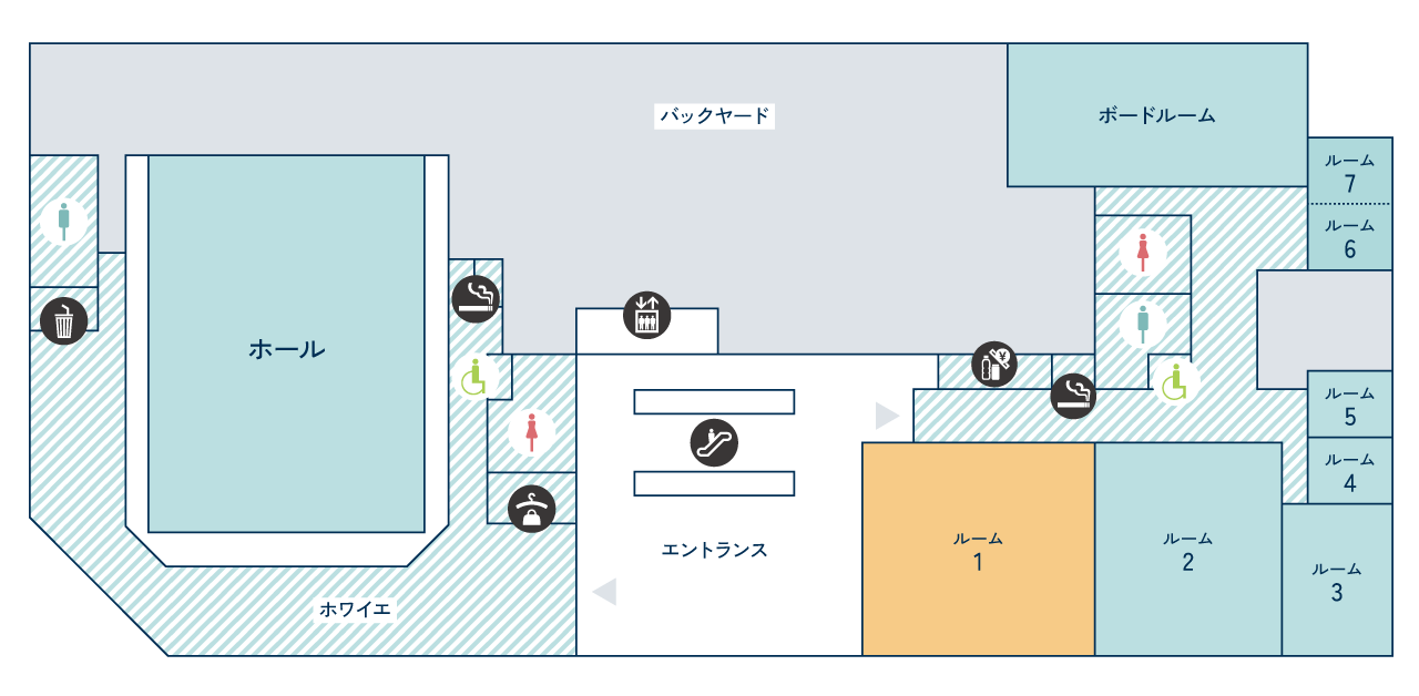 ルーム１ フロアマップ