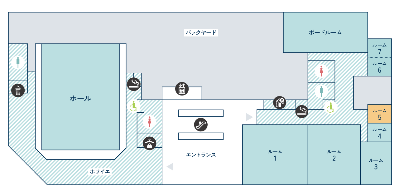 ルーム5 フロアマップ