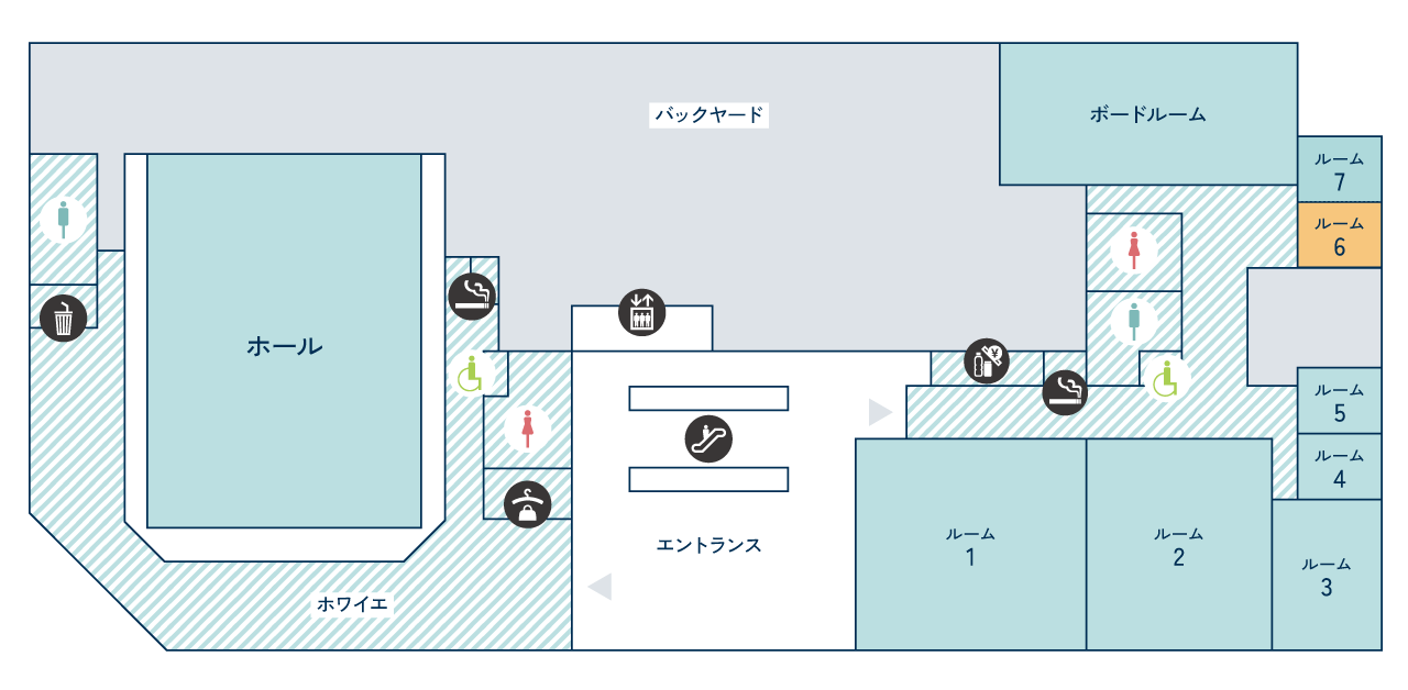 ルーム6 フロアマップ