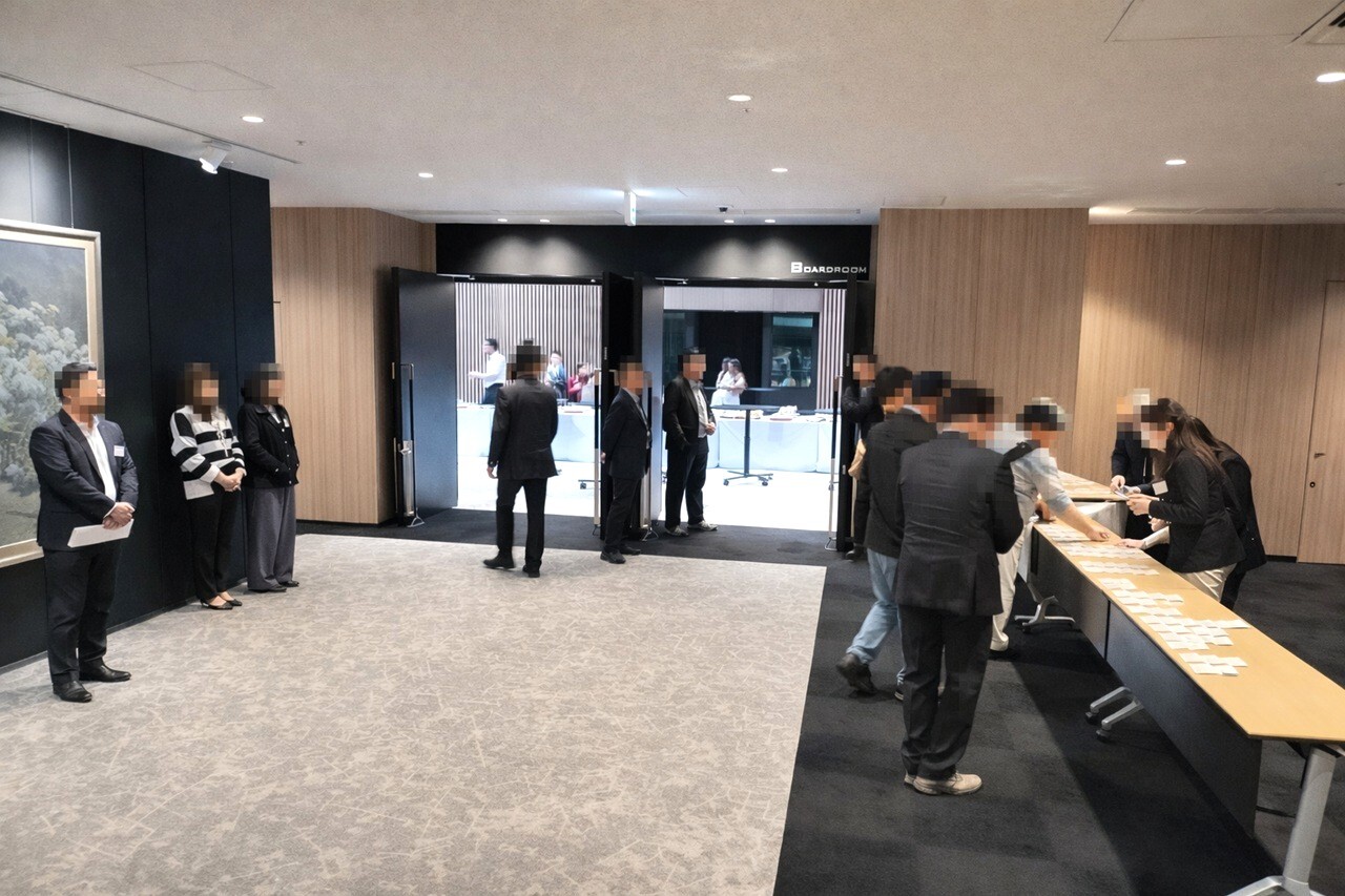 式典プラン｜受付の様子